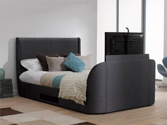 Titanium Fabric TV Bed